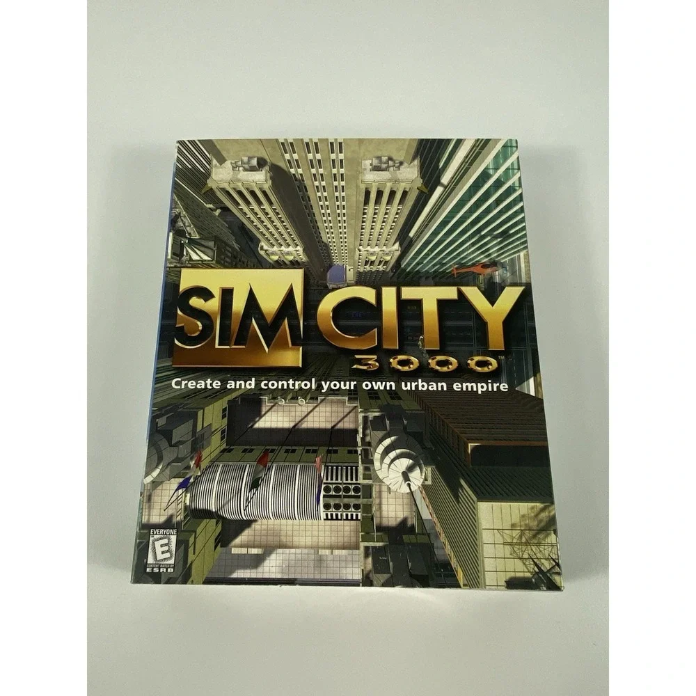 SimCity 3000 (PC, 1998) Big Box CIB